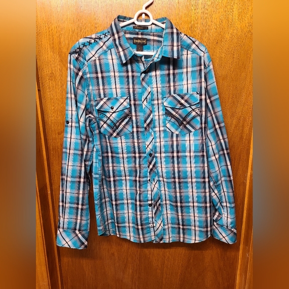 Helix Other - Mens Plaid Flannel Shirt